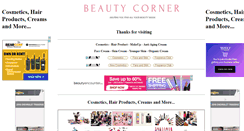 Desktop Screenshot of beautycorner.com.au
